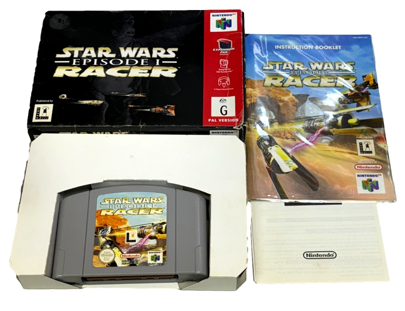 Star Wars Racer Episode 1 Nintendo 64 N64 Boxed PAL *Complete*