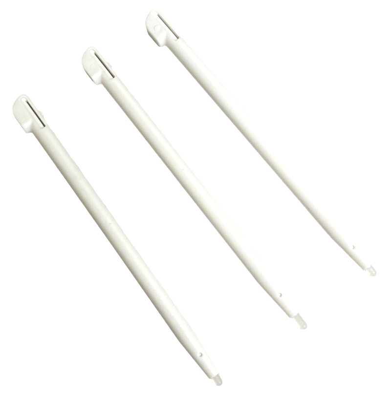 3 x White Touch Screen Stylus for Nintendo 2DS Console