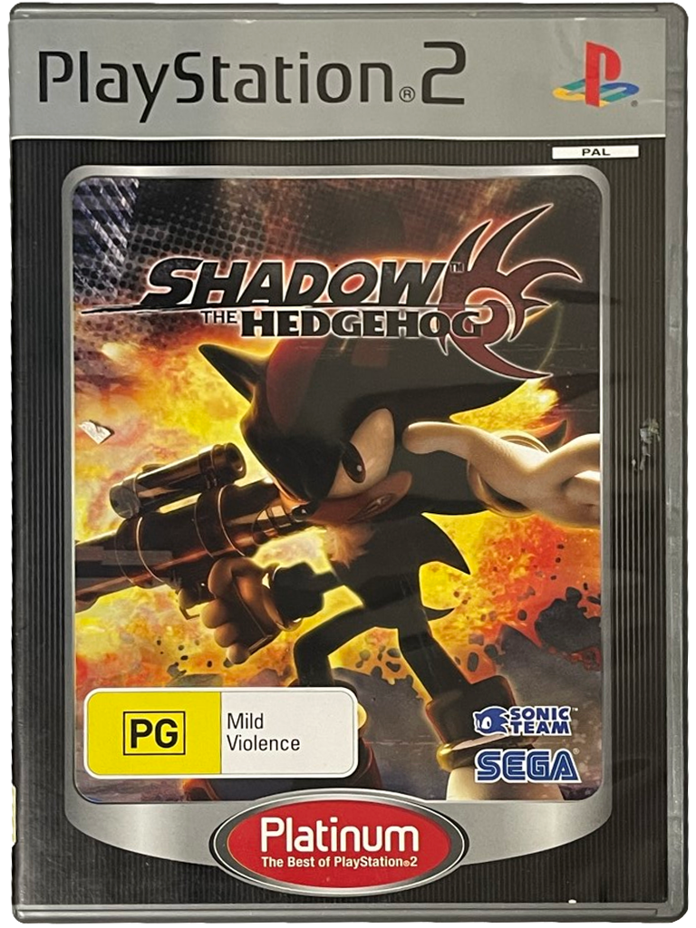 Shadow The Hedgehog PS2 (Platinum) PAL *Complete* (Preowned)