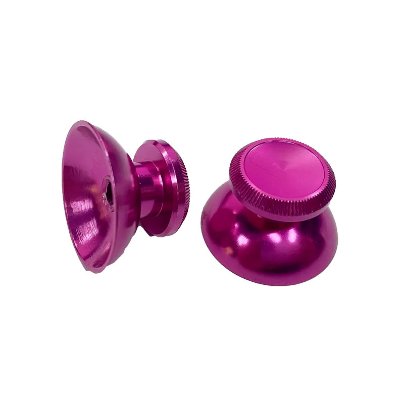 Pair of PS5 3D Rocker Metal Aluminum Caps Dual Sense Controller Pink