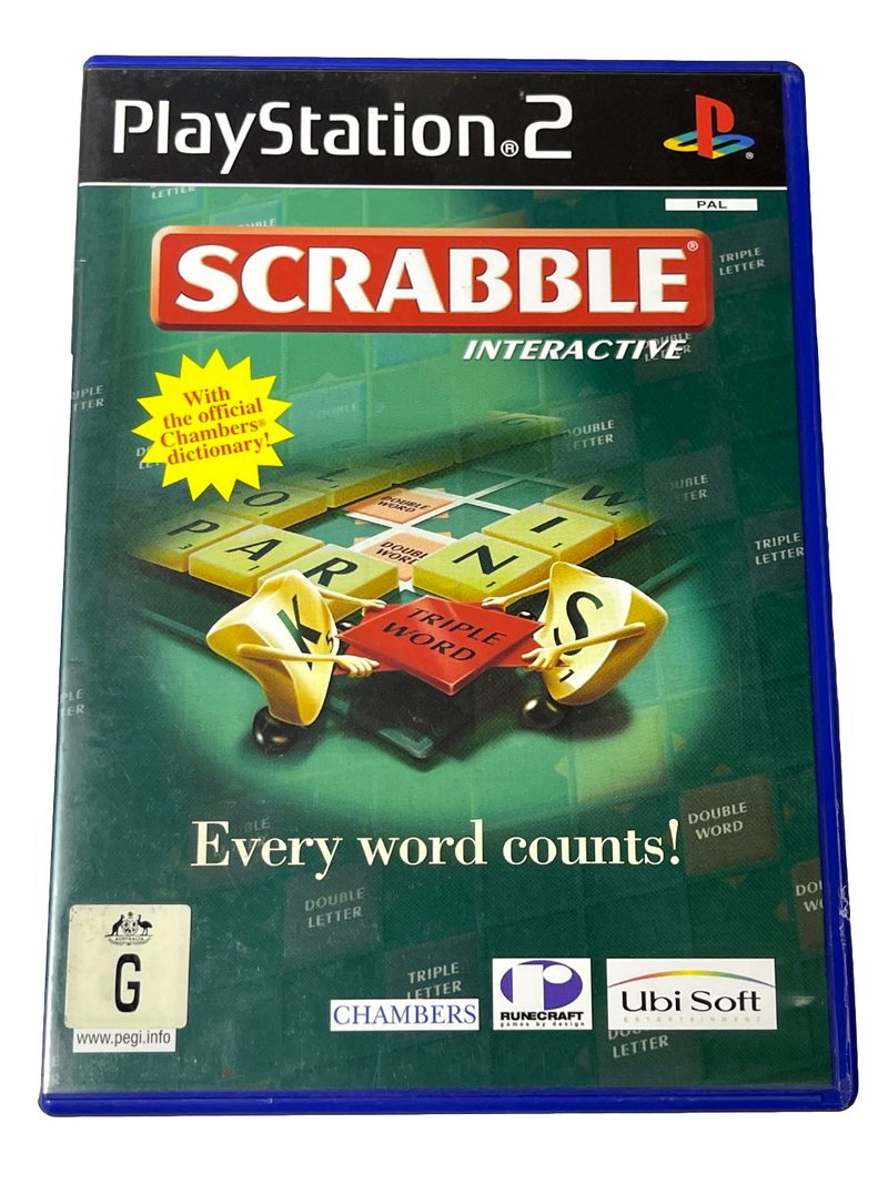 Scrabble Interactive PS2 PAL *Complete* (Preowned)