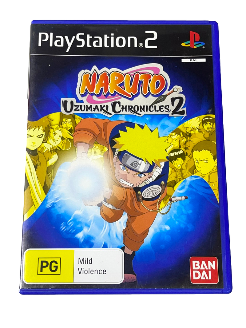 Naruto Uzumaki Chronicles 2 PS2 PAL *Complete* (Preowned)