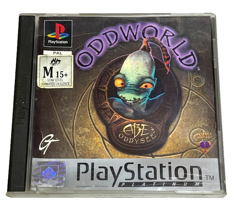 Oddworld Abe's Oddysee PS1 PS2 PS3 (Platinum) PAL *Complete* (Preowned)