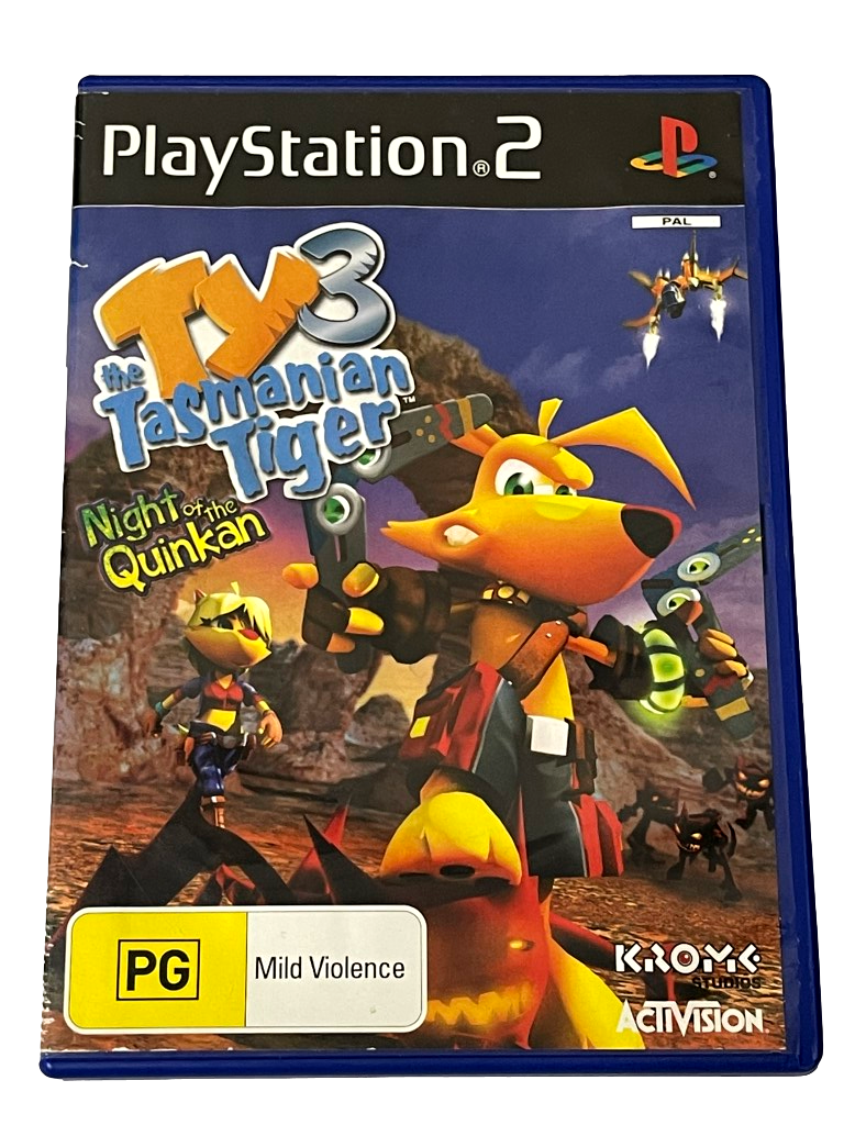 Ty the Tasmanian Tiger 3 Night of the Quinkan PS2 PAL *Complete* (Preowned)