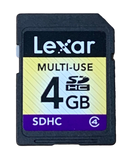 Genuine Lexar 4GB SDHC Secure Digital Memory Card SD Nintendo 3DS (Preowned) - Games We Played