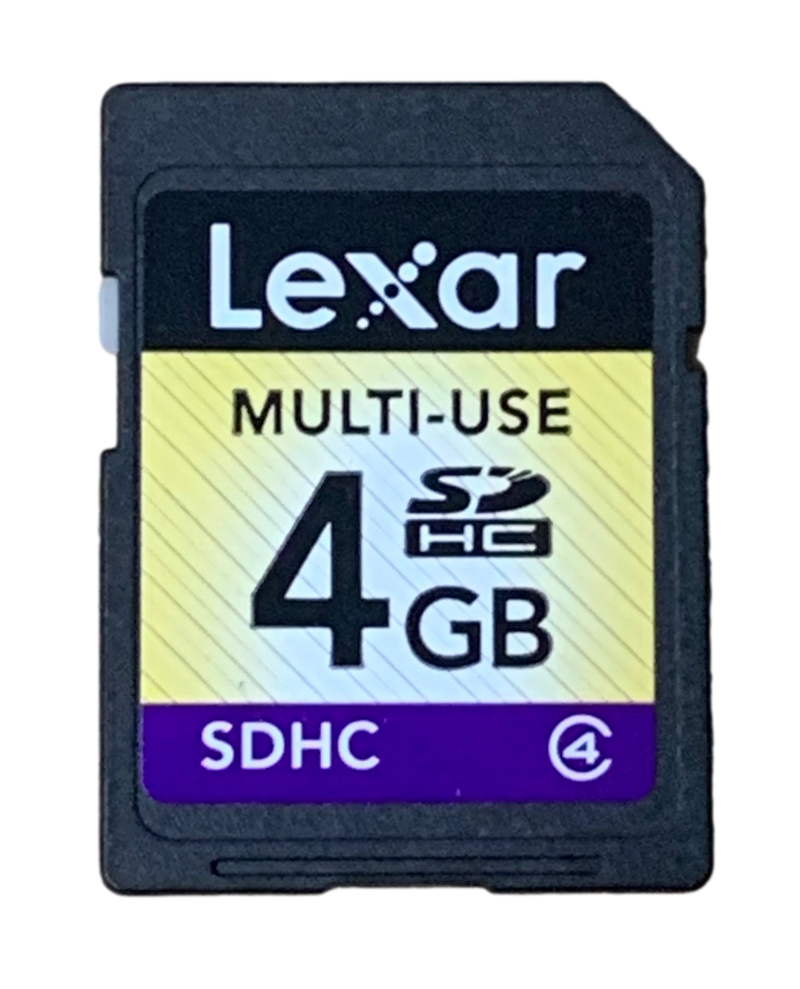 Genuine Lexar 4GB SDHC Secure Digital Memory Card SD Nintendo 3DS (Preowned) - Games We Played