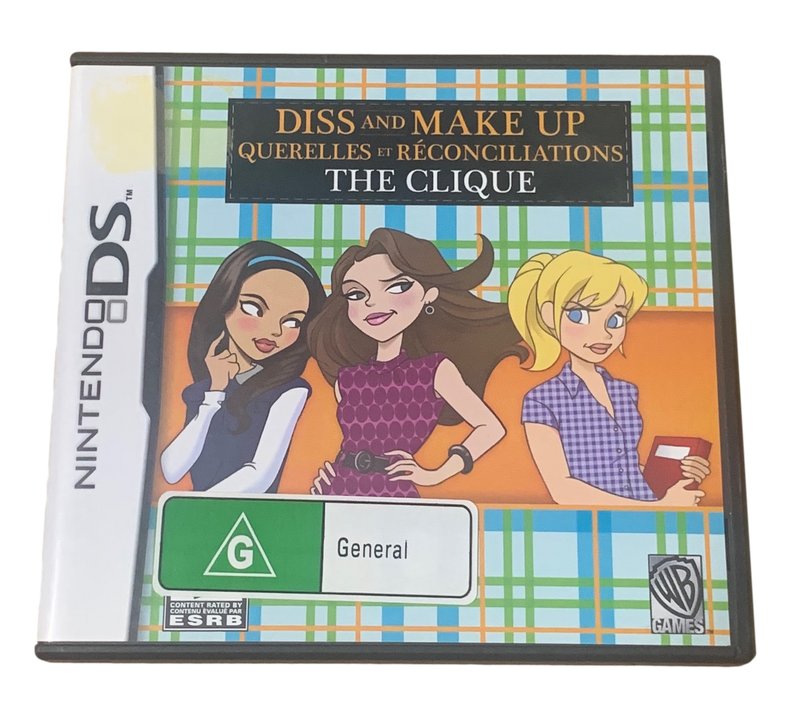 Diss and Make Up The Clique Nintendo DS 2DS 3DS Game *Complete* (Pre-Owned)