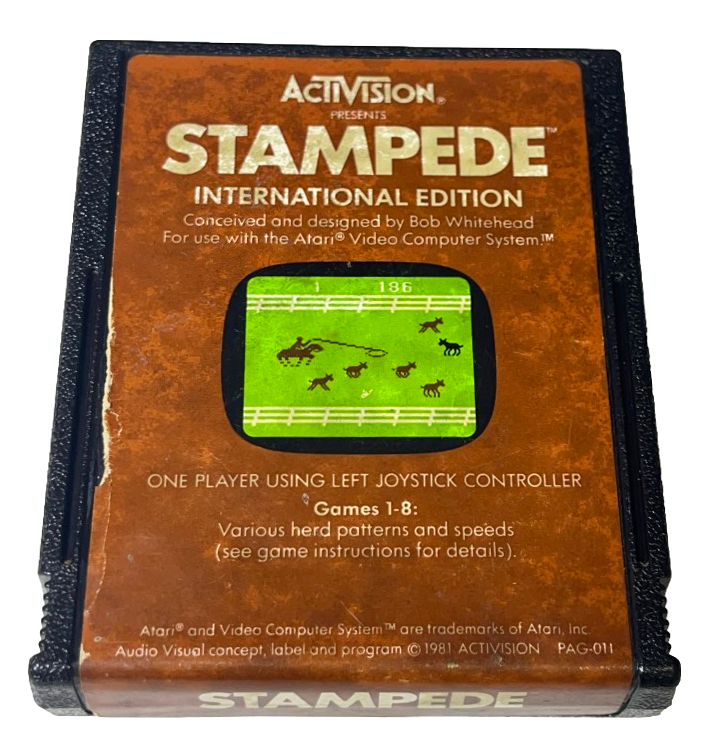 Stampede Atari 2600 *Cartridge Only* (Pre-Owned)