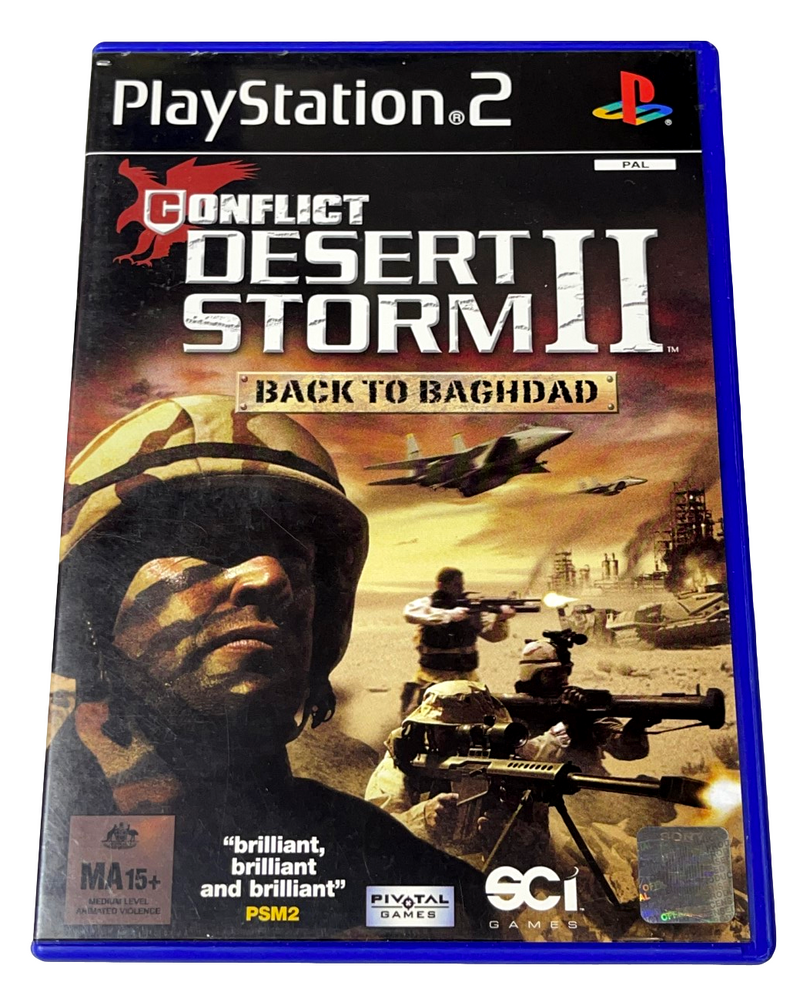 Conflict Desert Storm II PS2 PAL *Complete* (Preowned)