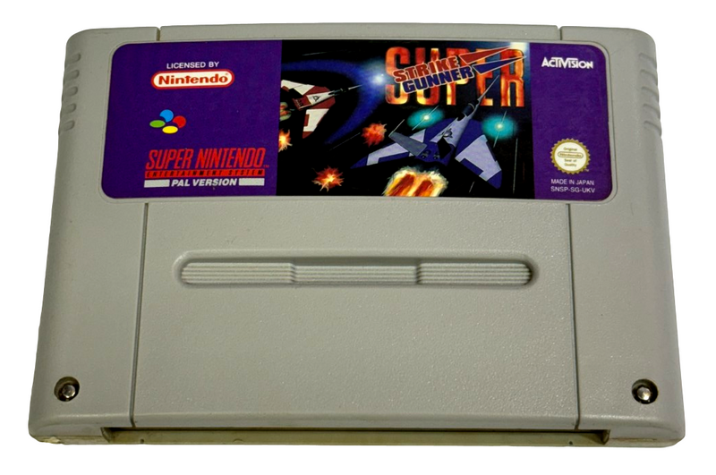 Super Strike Gunner Super Nintendo SNES PAL (Preowned)
