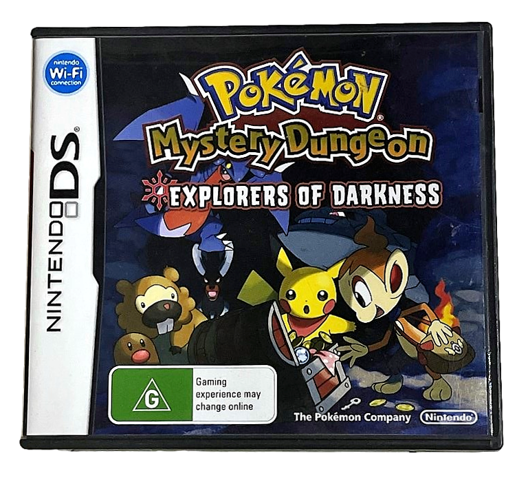 Pokemon Mystery Dungeon Explorers of Darkness Nintendo DS 2DS 3DS *No Manual* (Preowned)