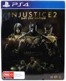 Injustice 2 Day One legendary Edition PS4 Complete Steelbook (Pre-Owned)
