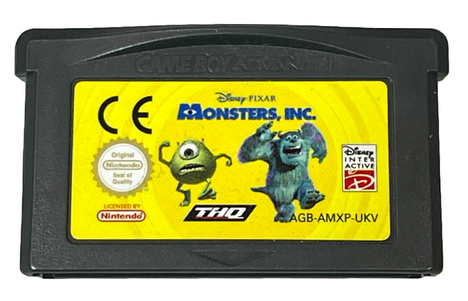 Monsters Inc Nintendo Gameboy Advance Genuine Cartridge (Preowned)
