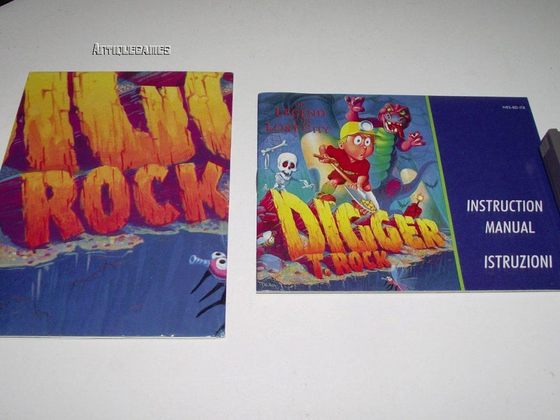 Digger T Rock Nintendo NES Boxed PAL *Complete*