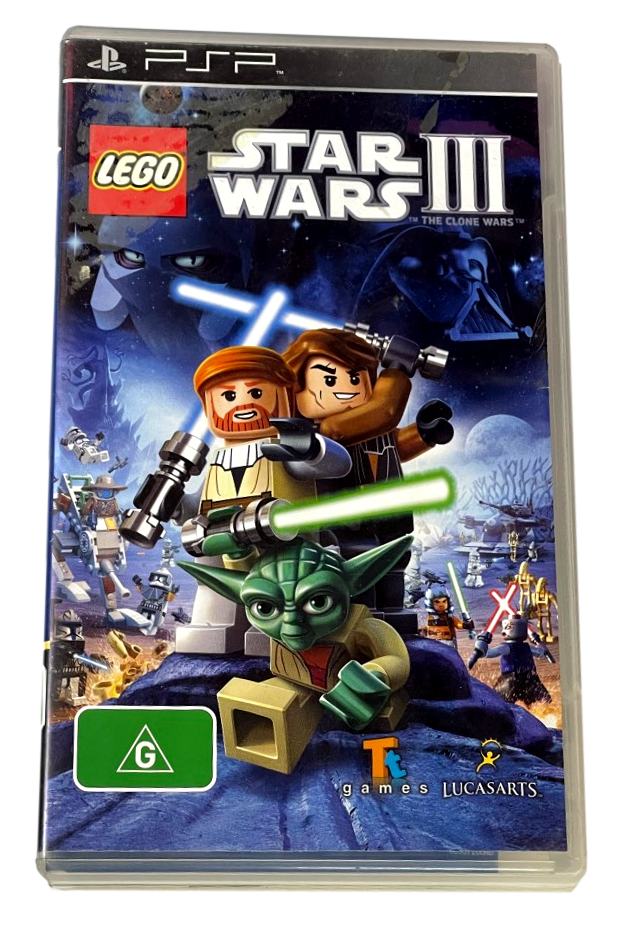 Lego Star Wars III The Clone Wars Sony PSP Game (Pre-Owned)
