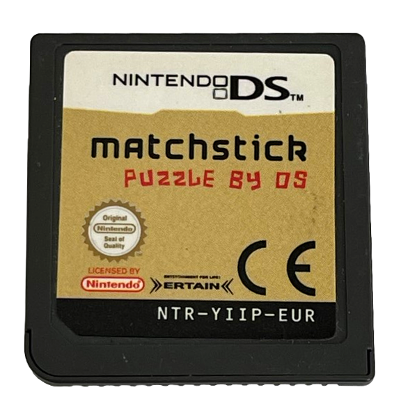 Matchstick Puzzle Nintendo DS 2DS 3DS Game *Cartridge Only* (Preowned)