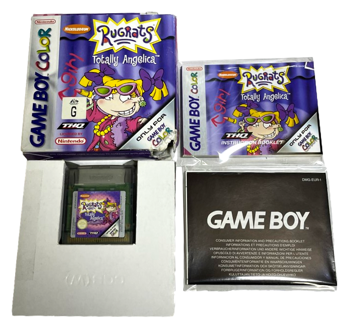 Rugrats Totally Angelica Nintendo Gameboy Boxed *Complete* (Preowned)