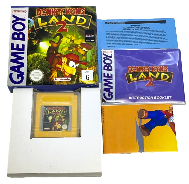 Donkey Kong Land 2 Nintendo Gameboy *Complete* Boxed