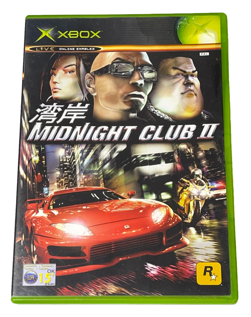 Midnight Club II Xbox Original PAL *No Manual* (Pre-Owned)