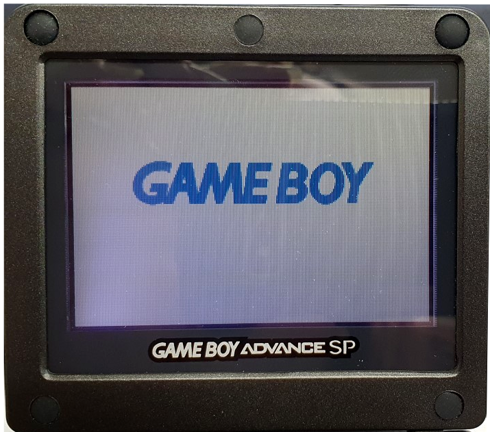 Nintendo Gameboy Advance SP Metroidl AGS-001 RetroFit + USB Charger  (Refurbished)