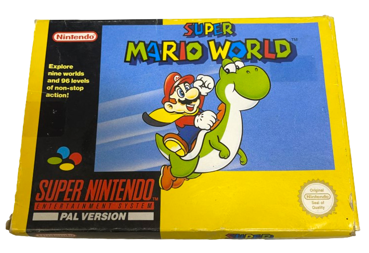 Super Mario World Nintendo SNES Boxed PAL *Complete* (Preowned)