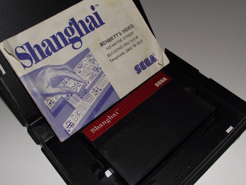 Shanghai Sega Master System *Complete* Ex Rental (Pre-Owned)