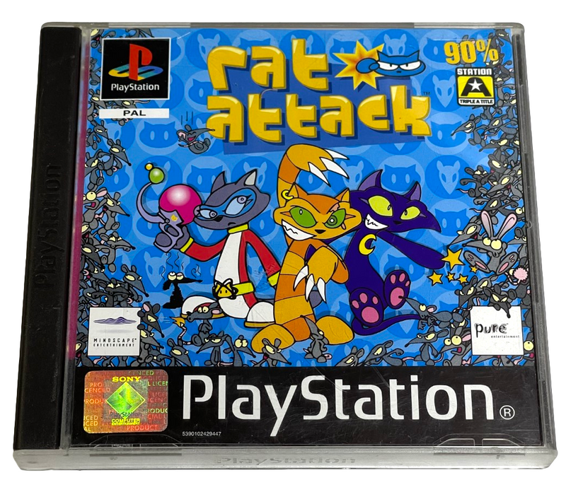 Rat Attack PS1 PS2 PS3 PAL *Complete* (Preowned)