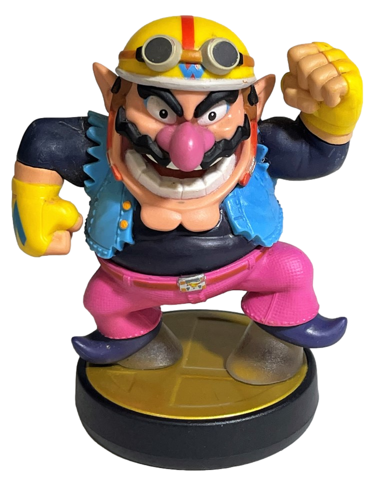 Super Smash Bros Collection N0.32 Wario Nintendo Amiibo Loose (Preowned)