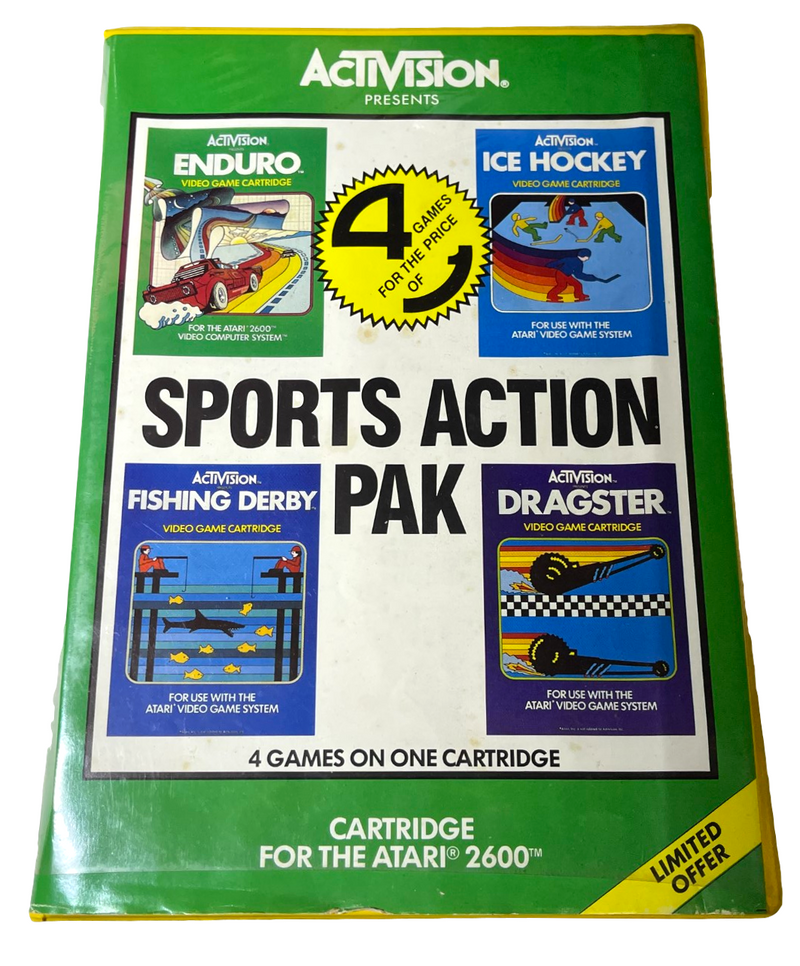 Sports Action Pak Atari 2600 *Complete* (Pre-Owned)