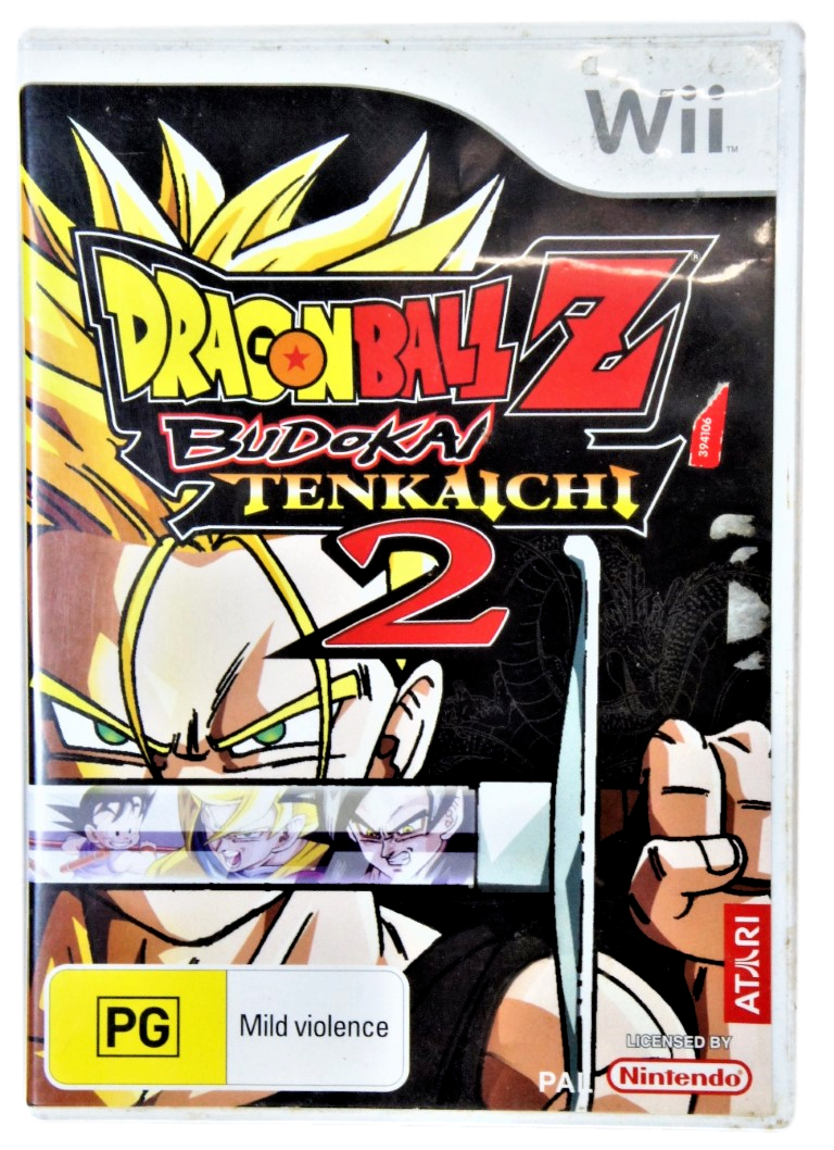 Dragon Ball Z Budokai Tenkaichi 2 Nintendo Wii PAL *Complete* Wii U Compatible (Preowned)
