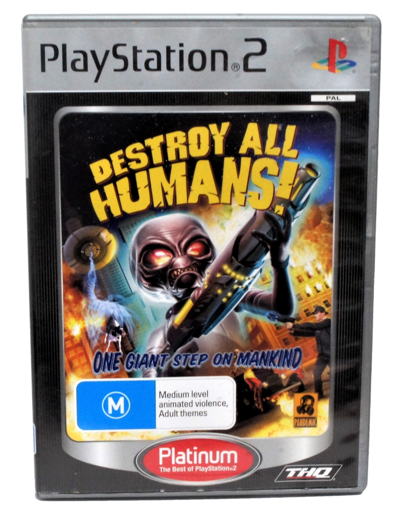 Destroy All Humans! PS2 PAL Platinum *No Manual* Playstation 2 (Preowned)