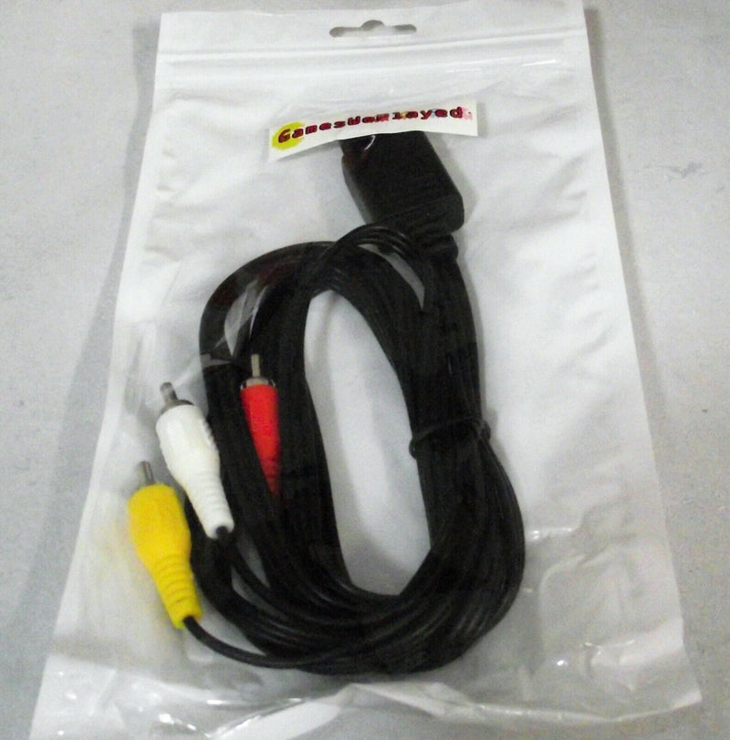 AV Cables Cord Leads for N64 SNES Gamecube RCA 1.8m Aftermarket New Nintendo