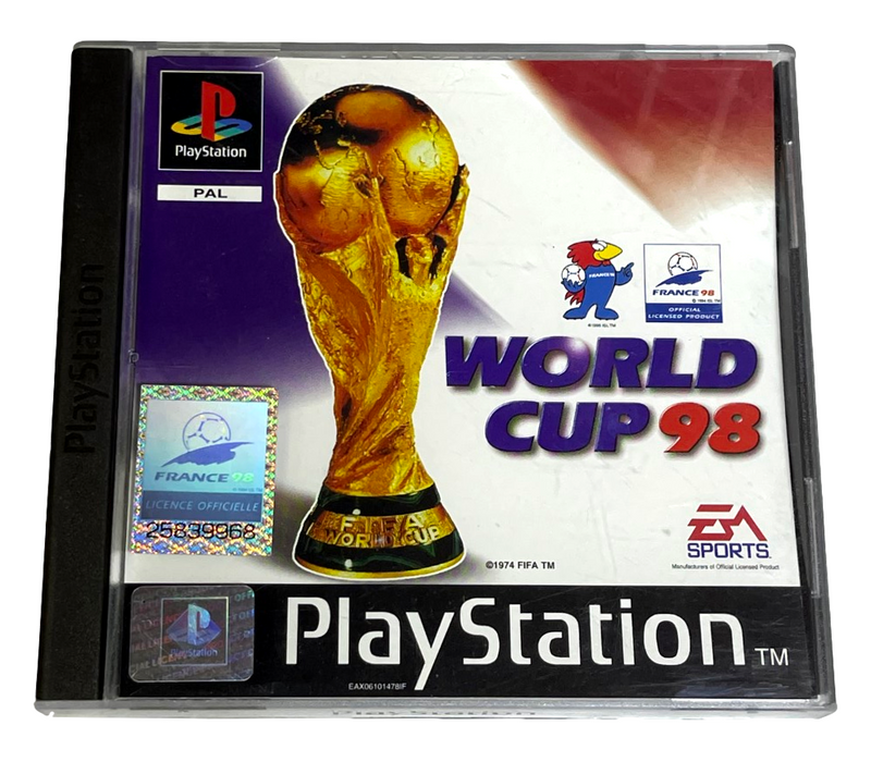 FIFA World Cup 98 PS1 PS2 PS3 PAL *Complete* (Preowned)