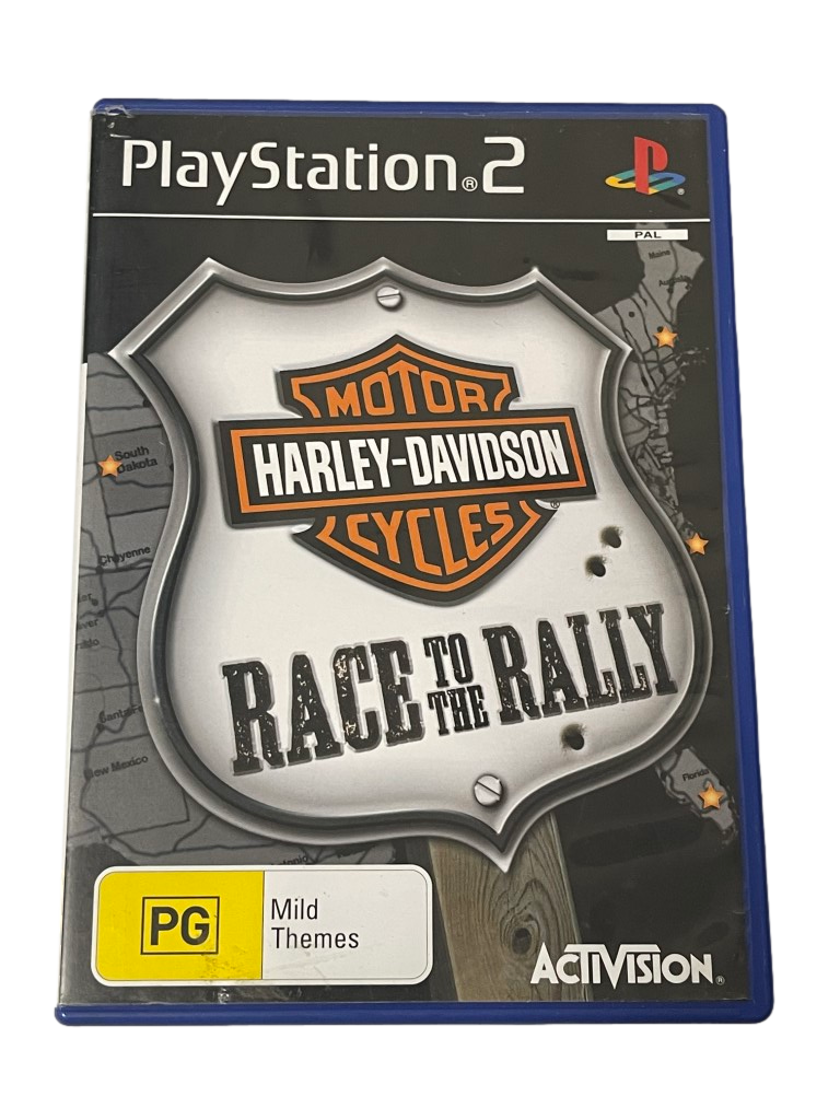 Harley Davidson Motor Cycles: Race to The Rally PS2 PAL *Complete* (Preowned)