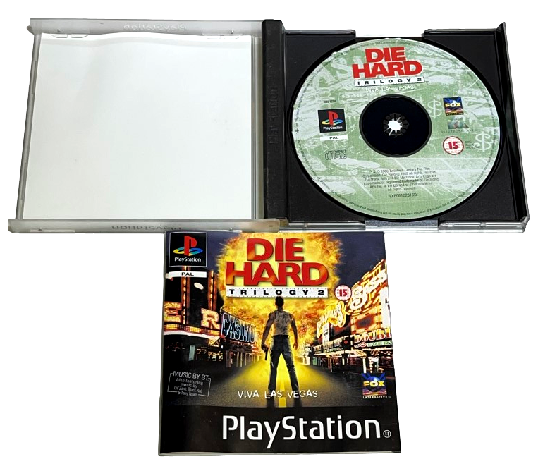 Die Hard Trilogy 2 PS1 PS2 PS3 PAL *Complete* (Preowned)