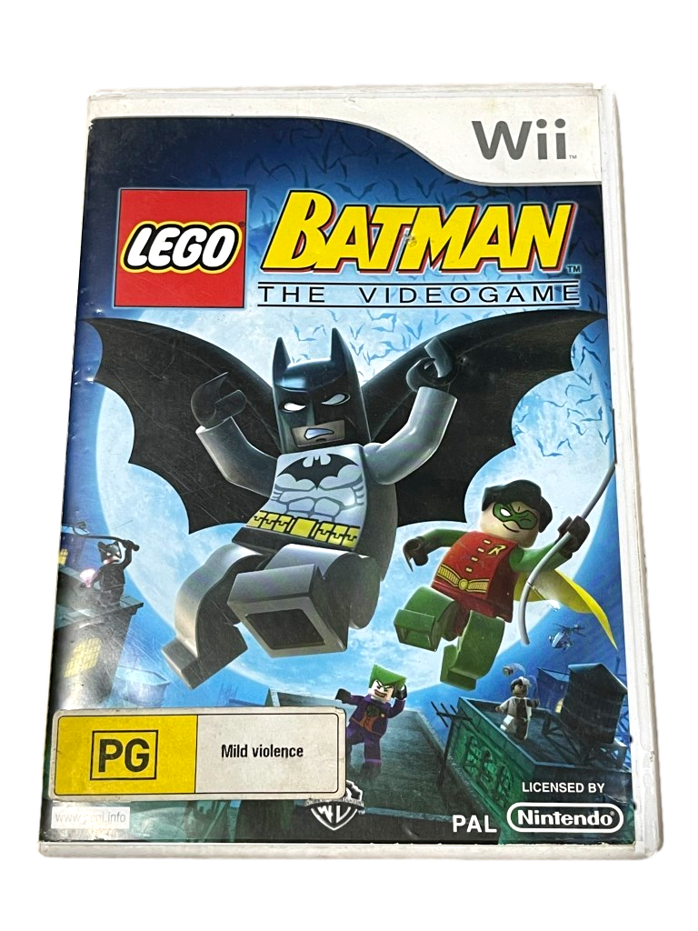 Lego Batman The Videogame Nintendo Wii PAL *No Manual* Wii U Compatible (Pre-Owned)