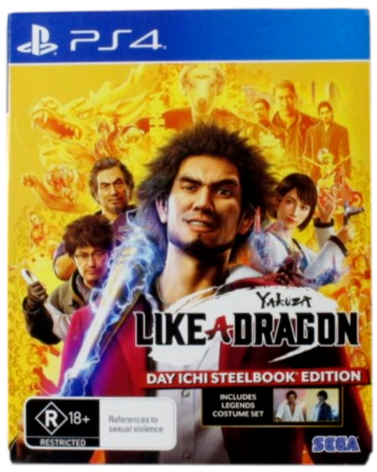 Yakuza Like A Dragon Sony PS4 Day Ichi Steelbook Edition (Pre-Owned)