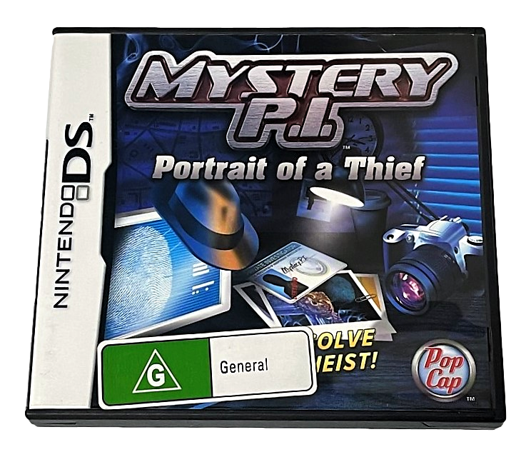 Mystery P.I. Portrait of a Thief Nintendo DS 2DS 3DS Game *Complete* (Pre-Owned)