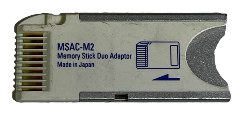 Sony MSAC-M2 PSP Memory Stick Pro Duo Adapter Card Camera Cybershot (Preowned)