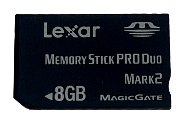 Lexar 8GB Sony PSP Memory Stick Pro Duo Memory Card Camera Memory (Pre-Owned)