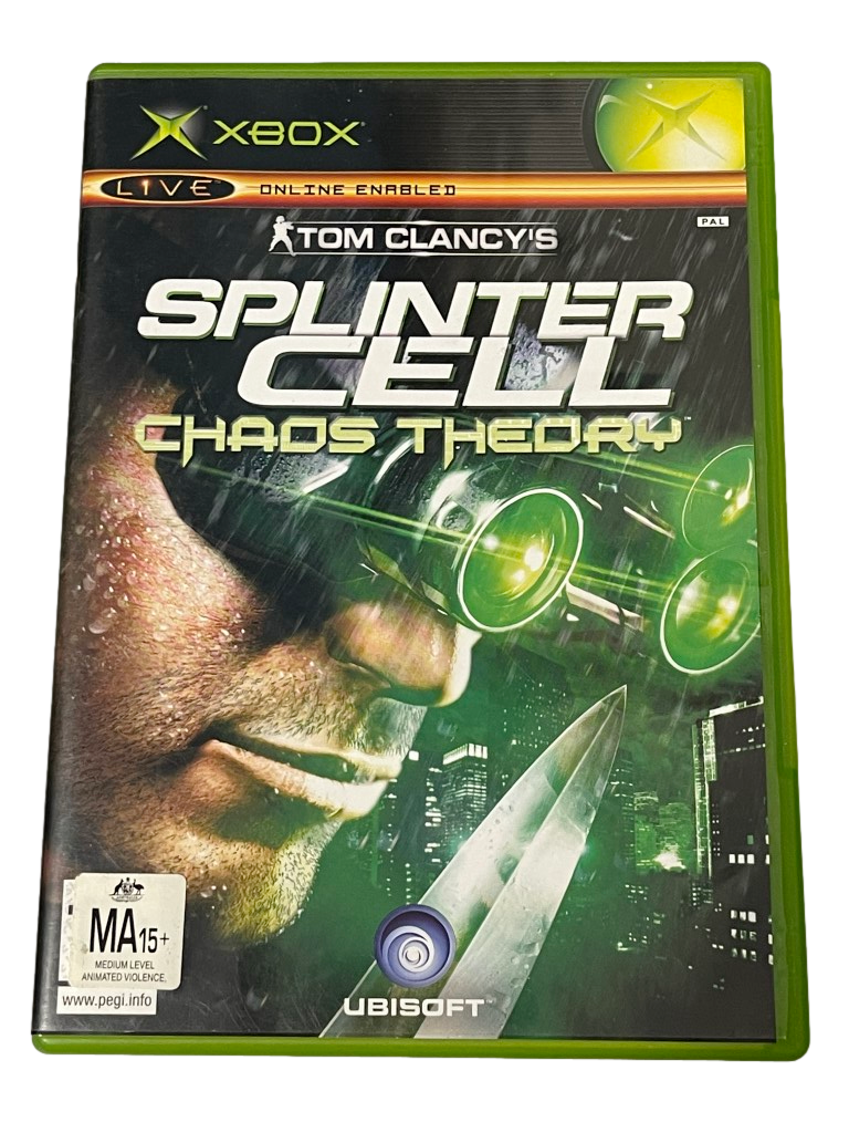 Tom Clancy's Splinter Cell Chaos Theory XBOX Original PAL *No Manual*