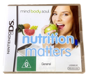 Nutrition Matters Nintendo DS 2DS 3DS Game *Complete* (Pre-Owned)