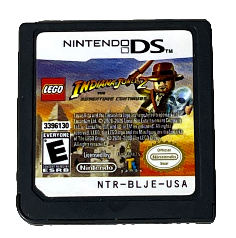 Lego Indiana Jones 2 The Adventure Continues Nintendo DS 2DS 3DS *Cartridge* (Pre-Owned)
