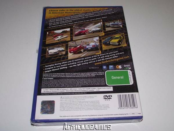 Ford Vs Chevy PS2 PAL *Complete* (Pre-Owned)