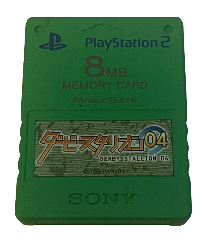 Derby Stallion 04 Magic Gate Sony PS2 Memory Card PlayStation 2 8MB (Preowned)