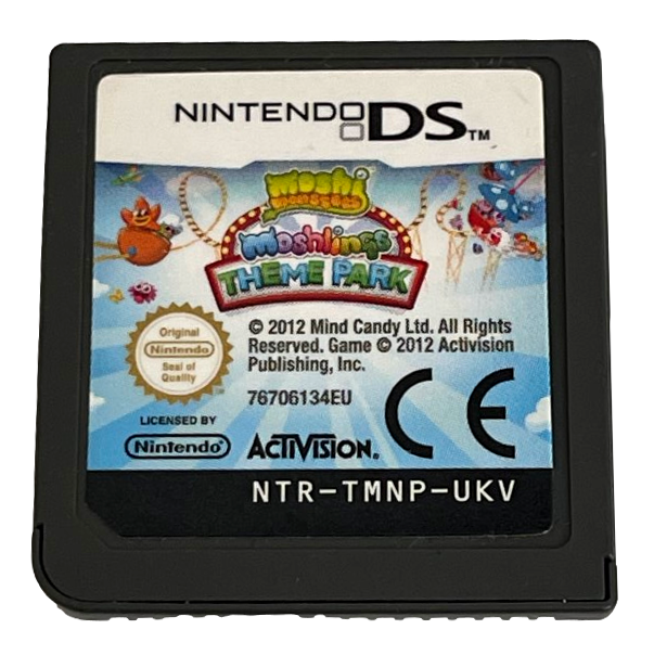 Moshi Monsters Moshling Theme Park Nintendo DS 2DS 3DS Game *Cartridge Only* (Preowned)