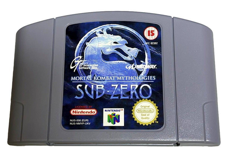 Mortal Kombat Mythologies Sub Zero Nintendo 64 N64 PAL With Manual