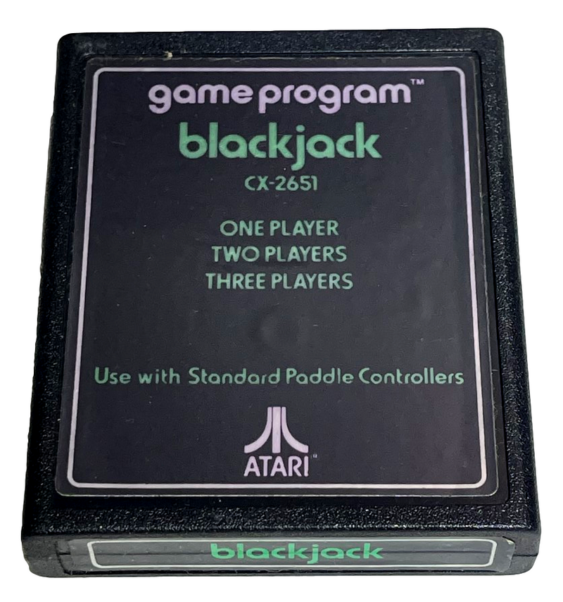 Blackjack Atari 2600 *Cartridge Only*  (Preowned)