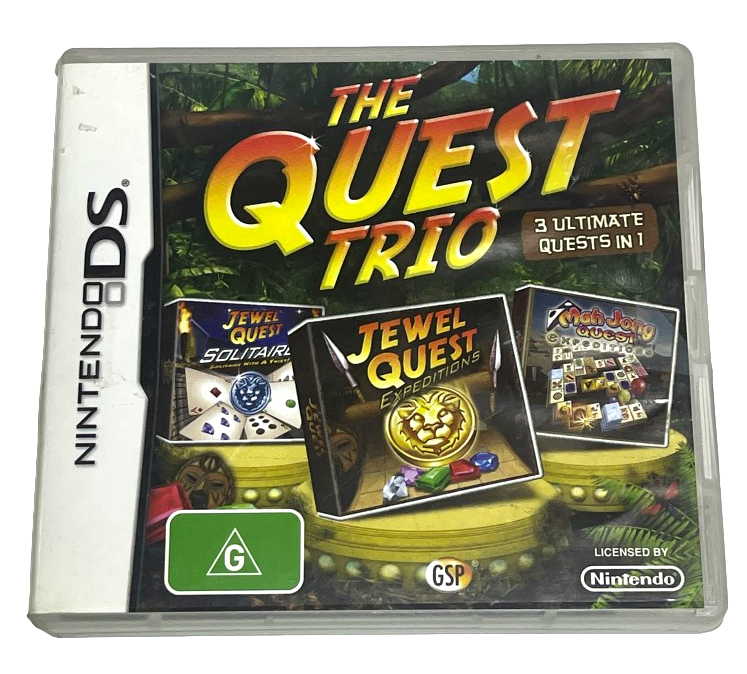 The Quest Trio Nintendo DS 3DS Game *Complete* (Pre-Owned)