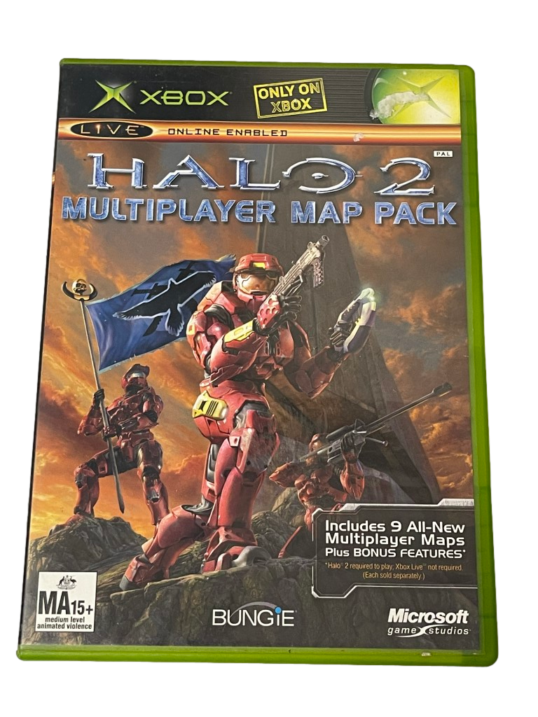 Halo 2 MultiPlayer Map Pack XBOX Original PAL *Complete* (Preowned)